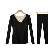 Conjunto De Roupa Térmica Feminina De Inverno, Sem Costura, Quente, Lingerie Sexy, Tops Íntimos Para