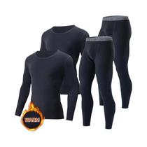 Conjunto De Roupa Térmica Masculina Long Johns 1/2/4 Peças Outono Inverno Estampa Joker Calças De