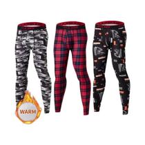 Conjunto De Roupa Térmica Masculina plus Size Para Outono E Inverno, Calças Leggings Confortáveis