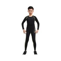 Conjunto De Roupa Térmica Para Meninos E Meninas, Veludo, Inverno Quente, Calças Longas, Fitness,