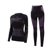 Conjunto De Roupa Térmica Unissex Para Esqui, Fitness, Treino, Academia, Snowboard, Yoga E Conjunto De Roupa Térmica Unissex Para Esqui, Fitness, Treino, Academia, Snowboard, Yoga E