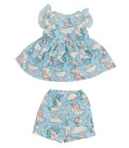 Conjunto de Roupa Unicórnio UniDoll para Bebê Reborn Menina