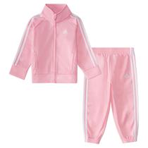 Conjunto de roupas Adidas Baby Girl Jacket and Joggers 9M rosa claro