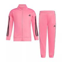 Conjunto de roupas Adidas Girls Tricot Jacket and Joggers Magenta 5y Conjunto de roupas Adidas Girls Tricot Jacket and Joggers Magenta 5y