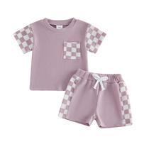 Conjunto de roupas allshope Toddler Baby Girl Summer 12-18 meses Conjunto de roupas allshope Toddler Baby Girl Summer 12-18 meses