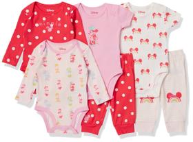 Conjunto de roupas Amazon Essentials Disney Unissex Babies 6 peças Conjunto de roupas Amazon Essentials Disney Unissex Babies 6 peças