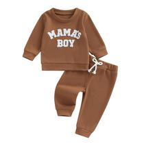 Conjunto de roupas aporake Baby Boy Bordado Outono Inverno 12-18M Conjunto de roupas aporake Baby Boy Bordado Outono Inverno 12-18M