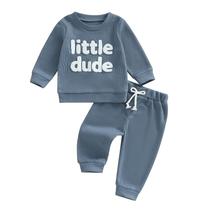 Conjunto de roupas aporake Baby Boy Bordado Outono Inverno 12-18M Conjunto de roupas aporake Baby Boy Bordado Outono Inverno 12-18M