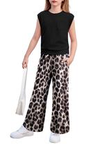 Conjunto de roupas Arshiner para meninas adolescentes, manga de ombro caída