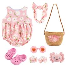 Conjunto de roupas BABESIDE Reborn Baby Doll 40-50 cm com acesso a sapatos Conjunto de roupas BABESIDE Reborn Baby Doll 40-50 cm com acesso a sapatos