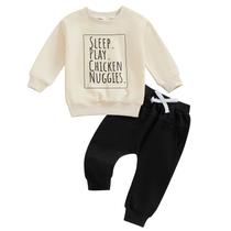 Conjunto de roupas Baby Boy Fall, moletom de manga comprida de 12 a 18 meses Conjunto de roupas Baby Boy Fall, moletom de manga comprida de 12 a 18 meses