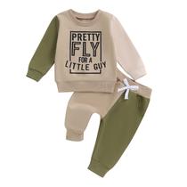 Conjunto de roupas Baby Boy Fall, moletom de manga comprida de 12 a 18 meses Conjunto de roupas Baby Boy Fall, moletom de manga comprida de 12 a 18 meses