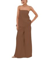 Conjunto de roupas calbáticas femininas de bolinhas com calças largas