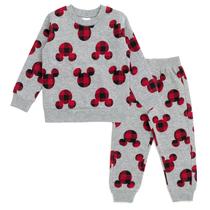 Conjunto de roupas: camiseta e calça de lã Disney Mickey Mouse