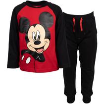 Conjunto de roupas: camiseta e calças de manga comprida Disney Mickey Mouse Conjunto de roupas: camiseta e calças de manga comprida Disney Mickey Mouse