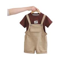 Conjunto De Roupas Casuais De Verão Para Meninos, Camiseta E Calças Curtas Para Bebês, 2 Peças, Conjunto De Roupas Casuais De Verão Para Meninos, Camiseta E Calças Curtas Para Bebês, 2 Peças,