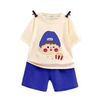 Conjunto De Roupas Casuais De Verão Unissex Para Bebês, Tops E Shorts Fofos, Conjunto De Duas Peças