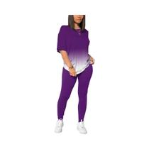 Conjunto de roupas casuais femininas de 2 peças, jogging sportswear, novo, 2024