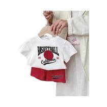 Conjunto De Roupas Casuais Para Meninos Com Camiseta Branca De Manga Curta E Shorts Conjunto De Roupas Casuais Para Meninos Com Camiseta Branca De Manga Curta E Shorts