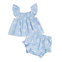 Conjunto de roupas CIYCUIT Infant Baby Girl Summer 3-6 meses Conjunto de roupas CIYCUIT Infant Baby Girl Summer 3-6 meses