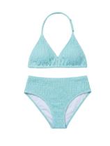 Conjunto de roupas de banho RoseSeek, biquíni feminino Tie Dye Smocked Halter 14Y Conjunto de roupas de banho RoseSeek, biquíni feminino Tie Dye Smocked Halter 14Y