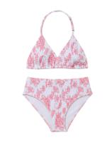 Conjunto de roupas de banho RoseSeek, biquíni feminino Tie Dye Smocked Halter 14Y Conjunto de roupas de banho RoseSeek, biquíni feminino Tie Dye Smocked Halter 14Y