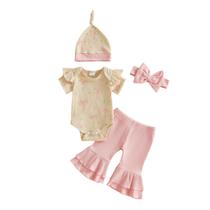 Conjunto de roupas de bebê TwoPumpkin Premmie Newborn Girl 0-12 meses Conjunto de roupas de bebê TwoPumpkin Premmie Newborn Girl 0-12 meses