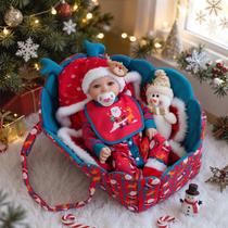 Conjunto de Roupas de Boneca de Natal BABESIDE com Moisés 1722" Conjunto de Roupas de Boneca de Natal BABESIDE com Moisés 1722"