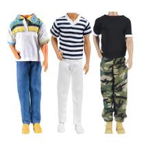 Conjunto de roupas de boneca E-TING para bonecas de 12 polegadas com macacão e sapatos