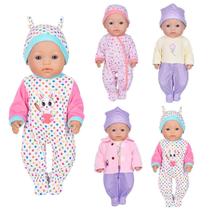 Conjunto de roupas de boneca para bonecas de 40 a 43 cm Bonecas de 38 cm (7 unidades)