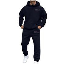Conjunto de roupas de corrida para homens, 2 peças de agasalho casual
