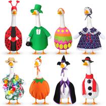 Conjunto de roupas de ganso: estátua de 23 polegadas de Silicherry Seasonal Holiday Conjunto de roupas de ganso: estátua de 23 polegadas de Silicherry Seasonal Holiday