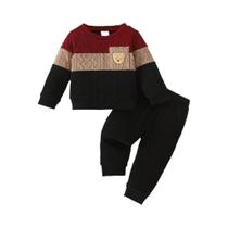 Conjunto De Roupas De Outono/Inverno Para Menino De 0 a 3 Anos, 2 Peças, Camiseta E Calças, Moda Conjunto De Roupas De Outono/Inverno Para Menino De 0 a 3 Anos, 2 Peças, Camiseta E Calças, Moda