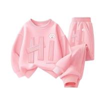 Conjunto De Roupas De Outono Para Bebê Menino E Menina, Camisetas Impressas E Calças, Traje Casual