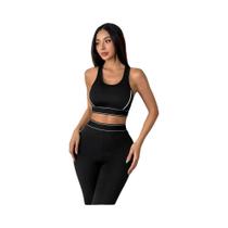 Conjunto De Roupas De Verão Femininas 2 Peças Top Sem Mangas E Calças Justas Moda Elegante Conjunto De Roupas De Verão Femininas 2 Peças Top Sem Mangas E Calças Justas Moda Elegante