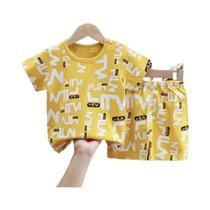 Conjunto de Roupas de Verão para Bebê - Algodão, Estampas de Desenhos Animados