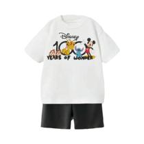 Conjunto De Roupas De Verão Para Meninas E Meninos De 9 Meses a 6 Anos Camiseta Do Mickey Roupas Conjunto De Roupas De Verão Para Meninas E Meninos De 9 Meses a 6 Anos Camiseta Do Mickey Roupas