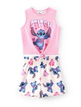 Conjunto de roupas Disney Lilo & Stitch Toddler Girl Pink 6-7 anos Conjunto de roupas Disney Lilo & Stitch Toddler Girl Pink 6-7 anos