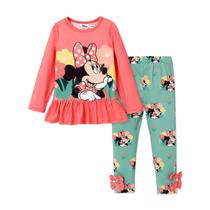 Conjunto de roupas Disney Mickey and Friends Minnie Red 3-4T Girl