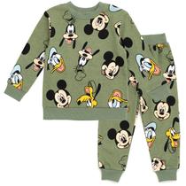 Conjunto de roupas Disney Mickey Mouse Goofy Donald Duck para menino 4T Conjunto de roupas Disney Mickey Mouse Goofy Donald Duck para menino 4T