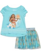 Conjunto de Roupas Disney Princess Moana para Meninas (4T) - Camiseta e Saia