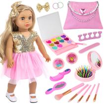 Conjunto de roupas e acessórios para bonecas Ecore Fun, 19 unidades para boneca de 18 polegadas