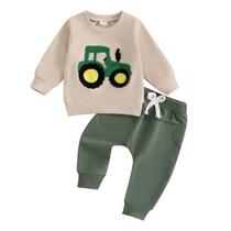 Conjunto de roupas FYBITBO Infant Toddler Baby Boys Fall Farm Theme Conjunto de roupas FYBITBO Infant Toddler Baby Boys Fall Farm Theme