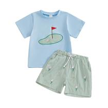 Conjunto de roupas FYBITBO Toddler Baby Boy Golf Outfit 2-3 anos