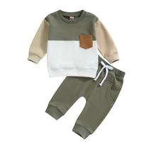 Conjunto de roupas FYBITBO Toddler Baby Boy Outono Inverno 6-12 meses Conjunto de roupas FYBITBO Toddler Baby Boy Outono Inverno 6-12 meses