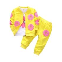 Conjunto de Roupas Infantil de Algodão para Meninas (0-4 anos) - Primavera/Outono 2023 Conjunto de Roupas Infantil de Algodão para Meninas (0-4 anos) - Primavera/Outono 2023