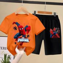 Conjunto de Roupas Infantil Homem-Aranha - Verão - Camiseta e Shorts Conjunto de Roupas Infantil Homem-Aranha - Verão - Camiseta e Shorts