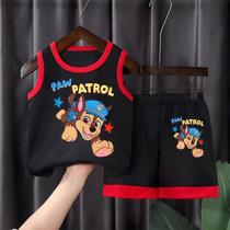 Conjunto De Roupas Infantis PAW Patrol Para Meninos E Meninas, 2 Peças, Shorts Esportivos Macios De Conjunto De Roupas Infantis PAW Patrol Para Meninos E Meninas, 2 Peças, Shorts Esportivos Macios De