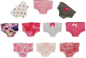 Conjunto de roupas íntimas para bonecas de 18 polegadas PZAS Toys (10 pares) Conjunto de roupas íntimas para bonecas de 18 polegadas PZAS Toys (10 pares)