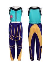 Conjunto de roupas K-pop Demon Hunters ZOEY, blusa e calça, tamanho 120 Conjunto de roupas K-pop Demon Hunters ZOEY, blusa e calça, tamanho 120